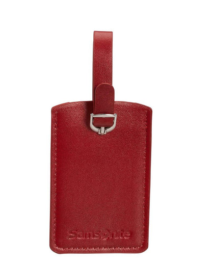 Samsonite Luggage Tags Twin pack Red