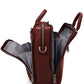 Samsonite Classic Leather Toploader Mahogany