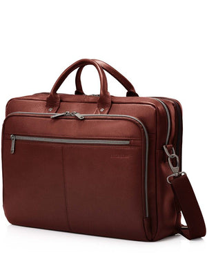 Samsonite Classic Leather Toploader Mahogany