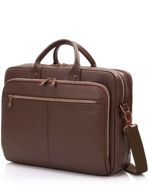 Samsonite Classic Leather Toploader Chocolate