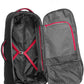 High Sierra Composite V4 wheeled duffle with backpack straps 84cm Black / Red