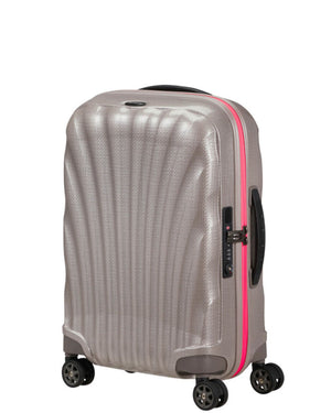 Samsonite C-Lite 55cm expandable cabin spinner Pearl / Fuchsia