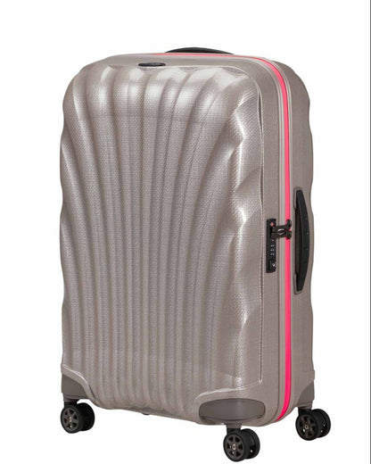 Samsonite C-Lite 69cm spinner Pearl / Fuchsia