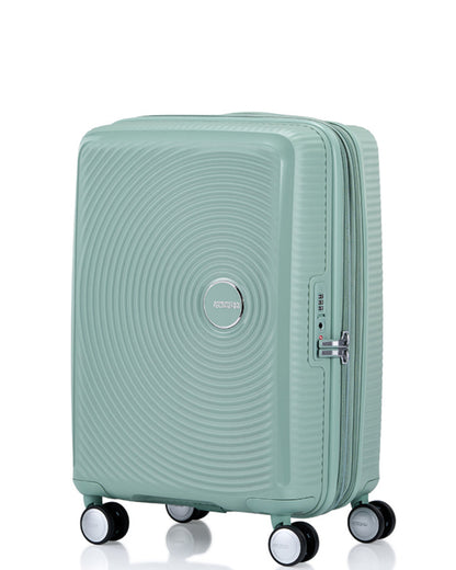 American Tourister Curio 2 expandable 4W cabin spinner 55cm URBAN GREEN