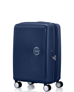 American Tourister Curio 2 expandable 4W cabin spinner 55cm Arctic Navy