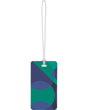 Go Travel Luggage tags twin pack 153 Blue/Green