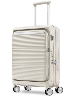 Samsonite Paralux 55cm Exp Front opening spinner Stone Grey