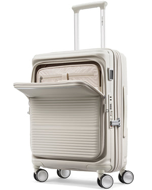 Samsonite Paralux 55cm Exp Front opening spinner Stone Grey