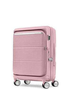 Samsonite Paralux 55cm Exp Front opening spinner Dusty Pink
