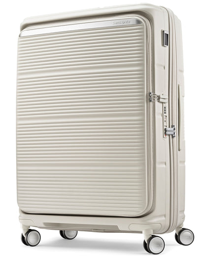 Samsonite Paralux 81cm Exp Front opening spinner Stone Grey