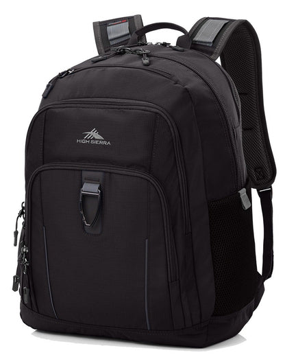 High Sierra backpack Extension 17" laptop backpack 158186 Black