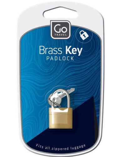 Go Travel Padlock lock with key 170 Brass