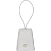 Faux Leather Luggage Tag - Silver