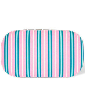 Safe Keeper Hard mini case - Pink & Green Stripe