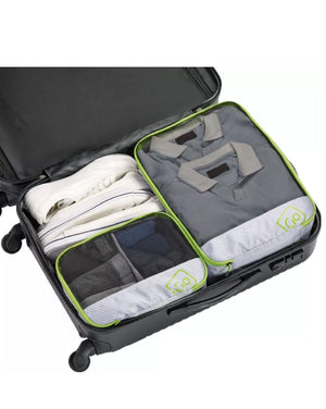 Go Travel 284 Deep Packing cubes Set of 2 Green/Grey