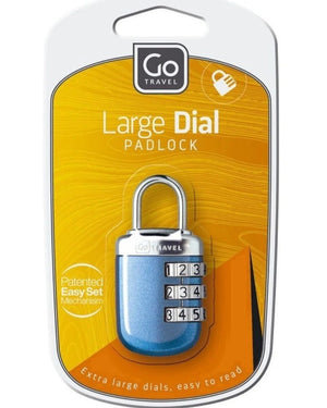 Go Travel Big Wheel combination lock 334 Blue