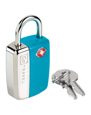 Go Travel 338 TSA Glo Padlock Blue