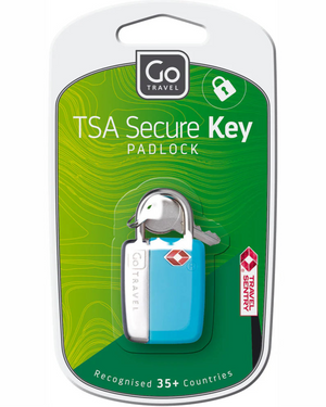 Go Travel 338 TSA Glo Padlock Blue