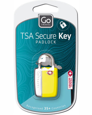 Go Travel 338 TSA Glo Padlock Yellow