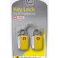 Go Travel 339 TSA Twin padlocks with key Yellow