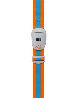 Go Travel 491 Lockable Luggage Strap Blue/Orange