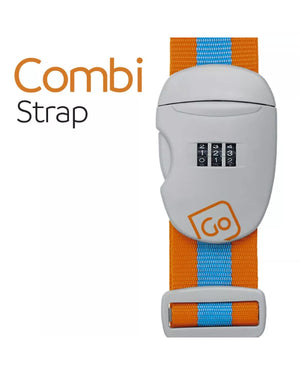 Go Travel 491 Lockable Luggage Strap Blue/Orange