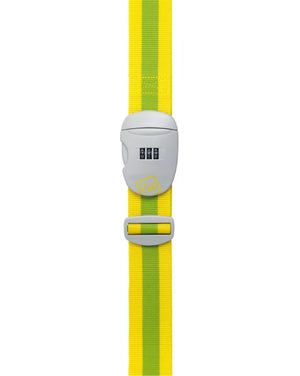 Go Travel 491 Lockable Luggage Strap Yellow/Green