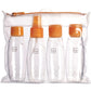 Go Travel 658 Cabin travel bottles 100ml 4 pkt Orange