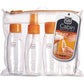 Go Travel Cabin travel bottles 100ml 4 pkt 658 Orange