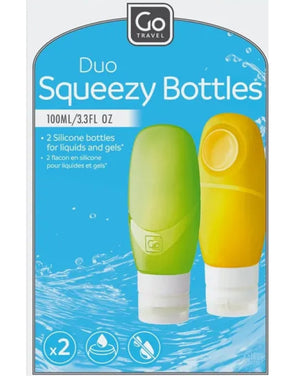 Go Travel 661 Squeezy bottles 100ml pack of 2