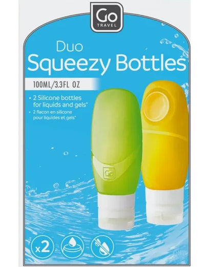 Go Travel 661 Squeezy bottles 100ml pack of 2