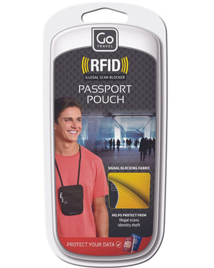 Go Travel 671 RFID blocking neck wallet Black