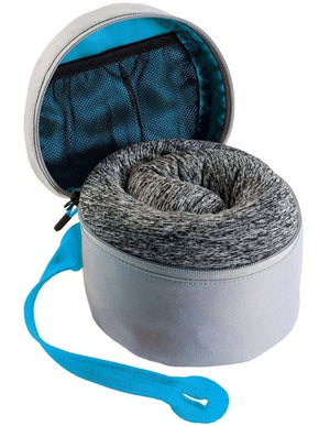 Go Travel 737 Memory ZZZs Comfort Pack neck pillow & eye mask set Charcoal/Black