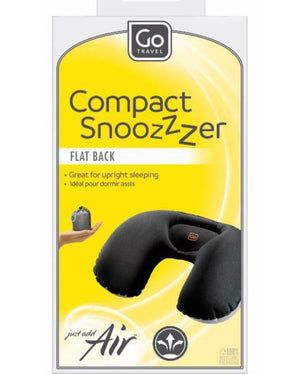 Go Travel 776 Compact Snoozer Inflatable neck pillow Black/Grey