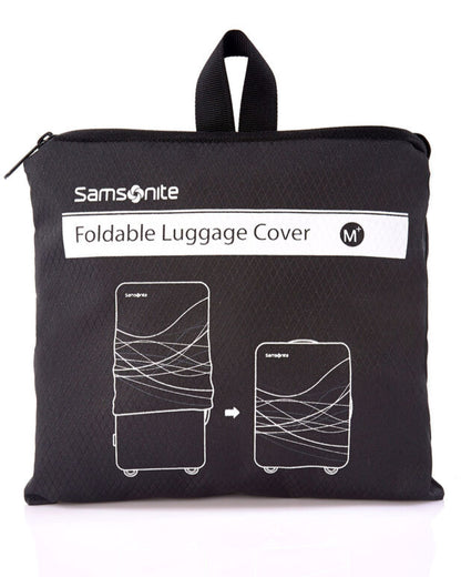 Samsonite foldable luggage cover MEDIUM + 85885 Black