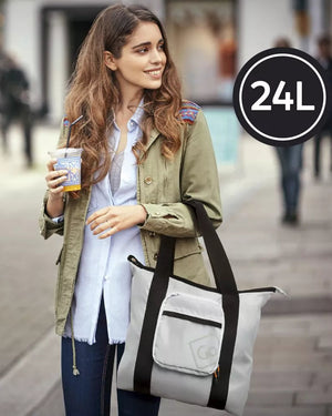 Go Travel 866 Foldable Tote Bag Light Grey