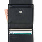 Samsonite DLX Leather wallet Slimline with coin Black