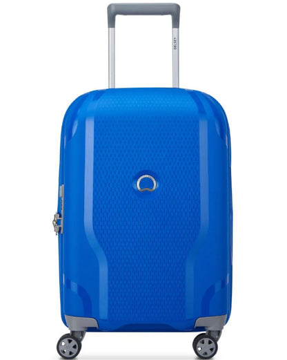 Delsey Clavel 55cm 4 Wheel Expandable suitcase Klein Blue