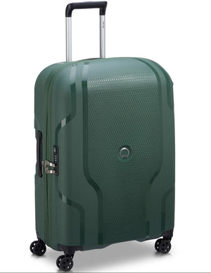 Delsey Clavel 76cm 4 Wheel Expandable suitcase Deep Green