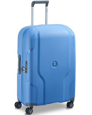 Delsey Clavel 76cm 4 Wheel Expandable suitcase Lavender Blue