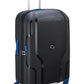 Delsey Clavel  83cm 4 Wheel Expandable suitcase Black/Blue