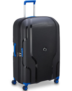 Delsey Clavel  83cm 4 Wheel Expandable suitcase Black/Blue