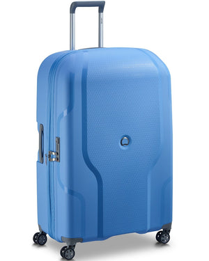 Delsey Clavel 83cm 4 Wheel Expandable suitcase Lavender Blue