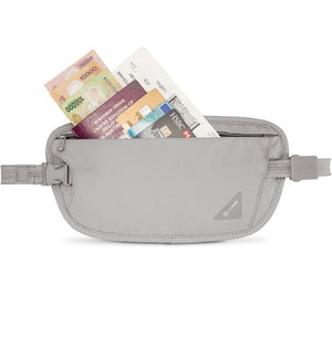 Pacsafe COVERSAFE X100 anti-theft RFID blocking waist wallet Grey