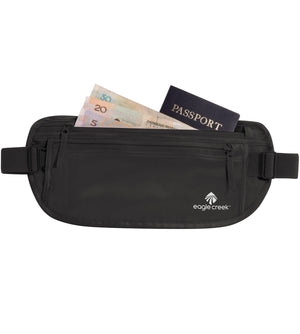 Eagle Creek Undercover Silk Waist Money Belt Black