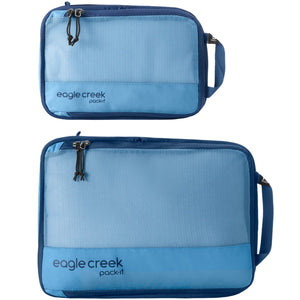 Eagle Creek Pack-it Reveal Compression Cubes set of 2 S/M 050415424 BLUE DAWN