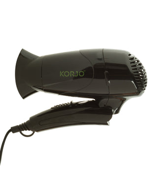 Korjo Foldaway hair dryer HD80 Black