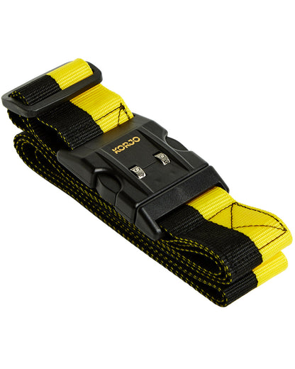 Korjo Luggage strap Combo lock LSC96 Yellow/Black