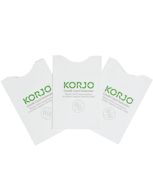 Korjo RFID Credit Card Defender 3 sleeves RFIDCC3