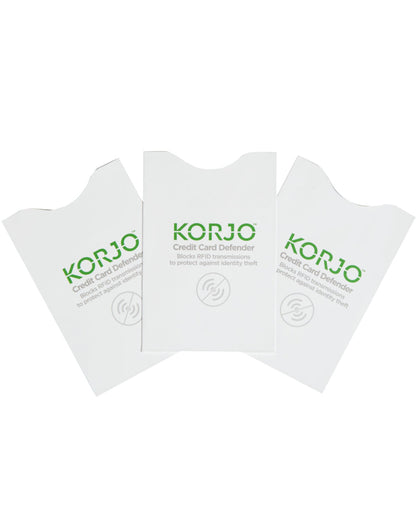 Korjo RFID Credit Card Defender 3 sleeves RFIDCC3